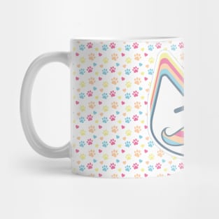 Cat with Mustache Mug